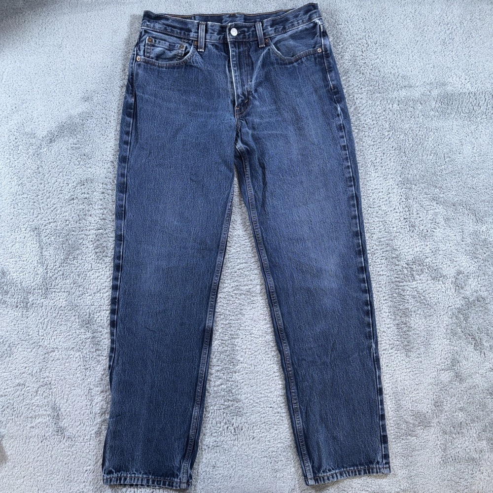 Levi's Men's 550 Relaxed Fit Straight Leg Jeans Size 33x34 Light Wash Classic